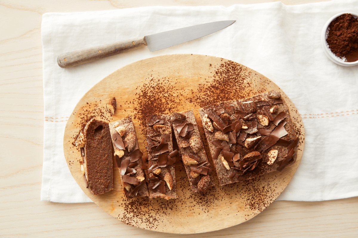 Image Fondant chocolat pommes amandes
