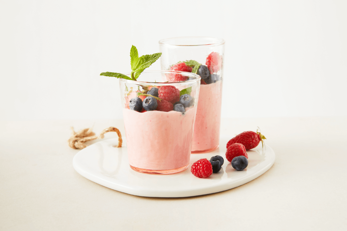 Image Verrines aux fruits rouges